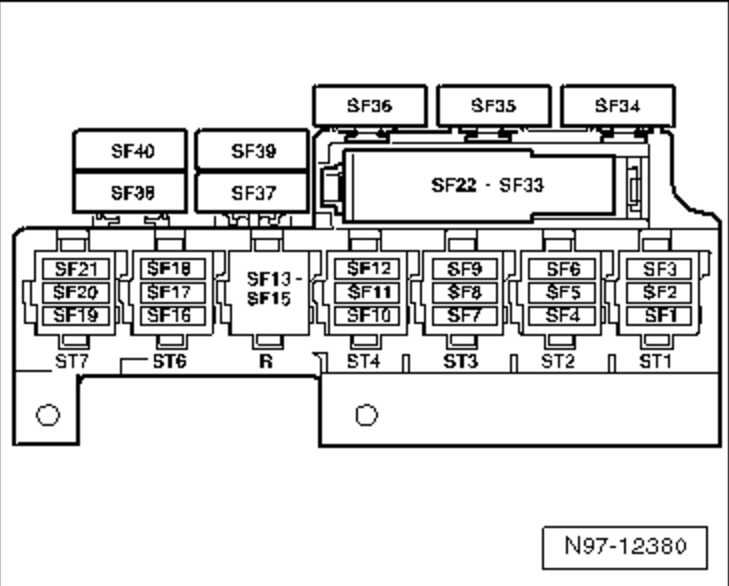 2010 tiguan fuse diagram