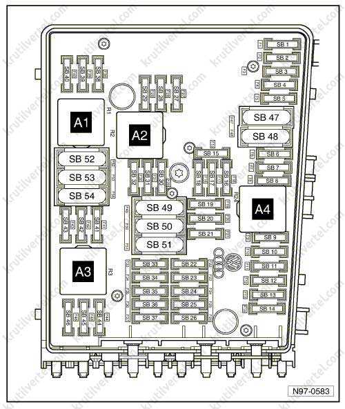 2010 vw routan fuse box diagram