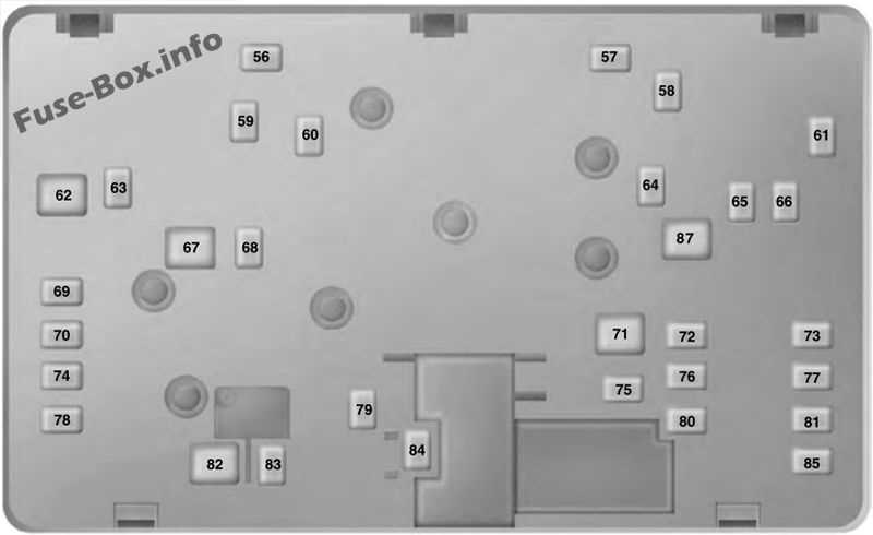 2010 ford fusion interior fuse box diagram