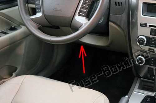 2010 ford fusion interior fuse box diagram