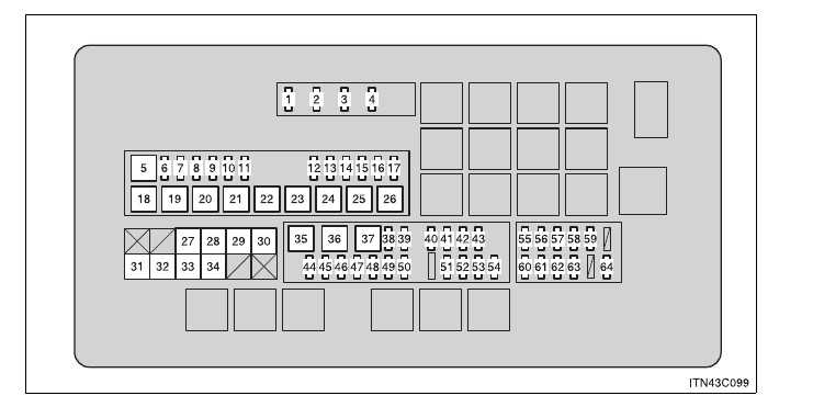 2010 land cruiser fuse box diagram