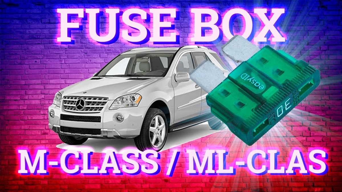 2010 mercedes ml350 fuse box diagram