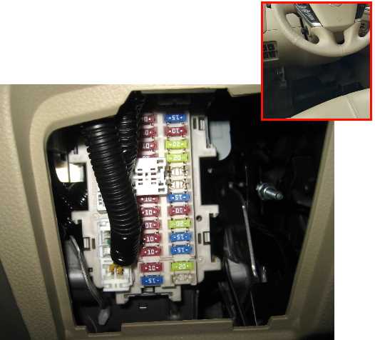 2010 nissan murano fuse box diagram