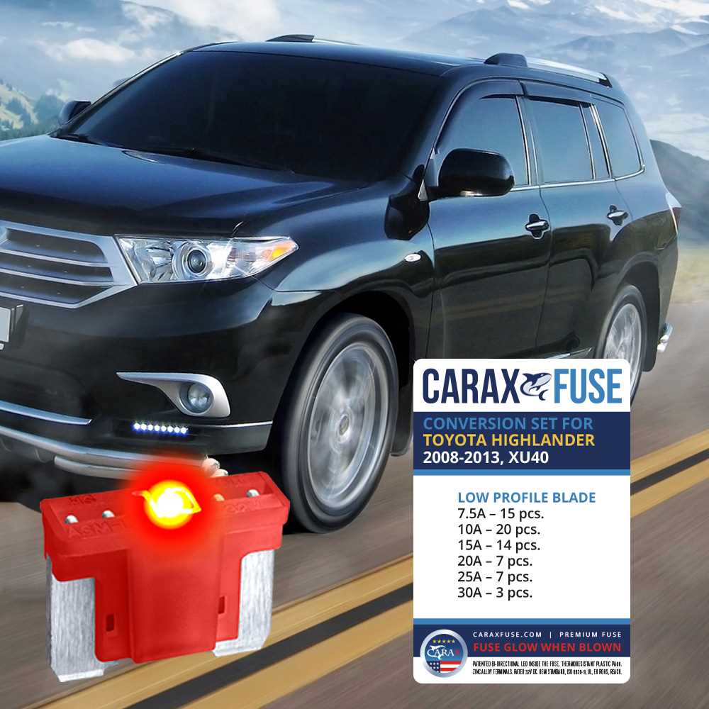 2011 highlander fuse box diagram