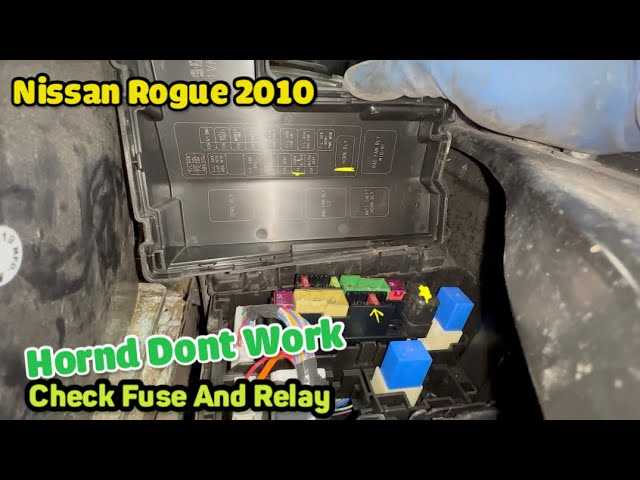 2011 nissan rogue fuse box diagram