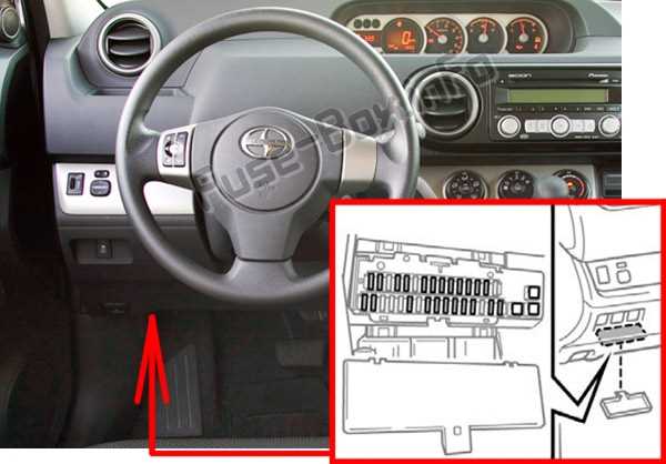 2011 scion xb fuse box diagram