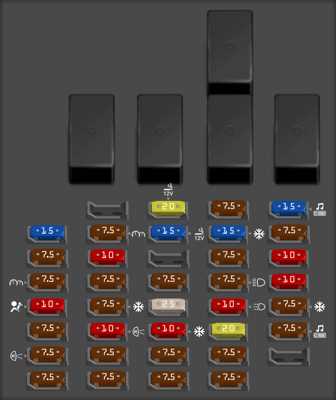 2011 subaru forester fuse box diagram