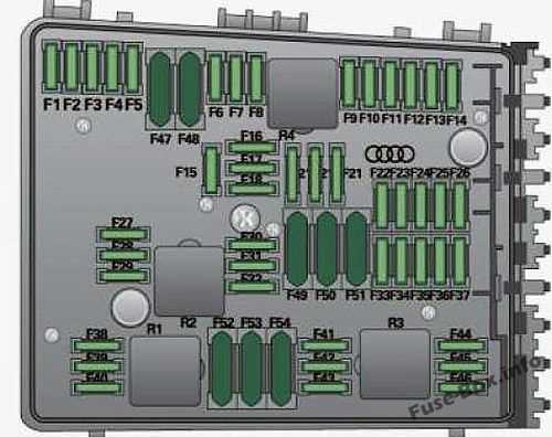 2011 audi a3 fuse box diagram