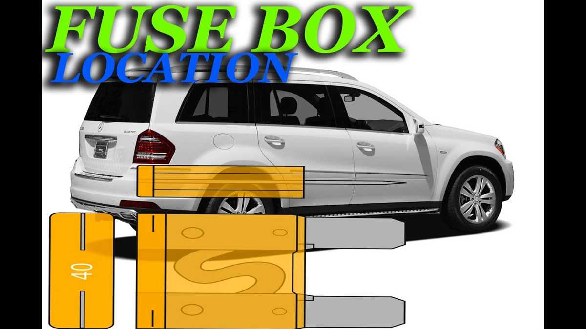 2011 mercedes gl450 fuse box diagram
