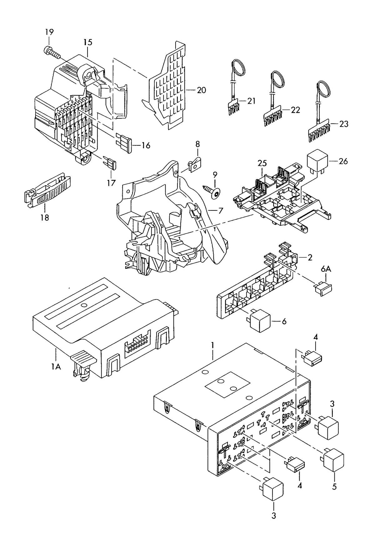 2011 passat fuse diagram