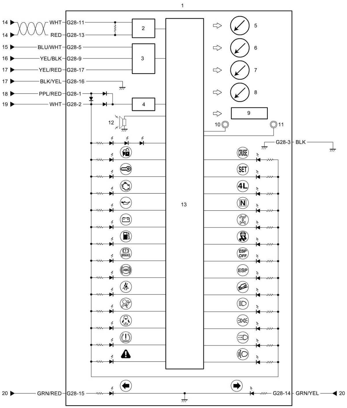 2011 suzuki grand vitara fuse box diagram