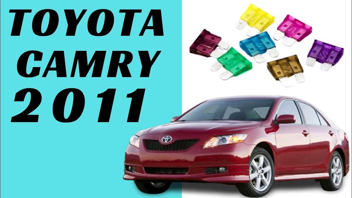 2011 toyota camry fuse diagram
