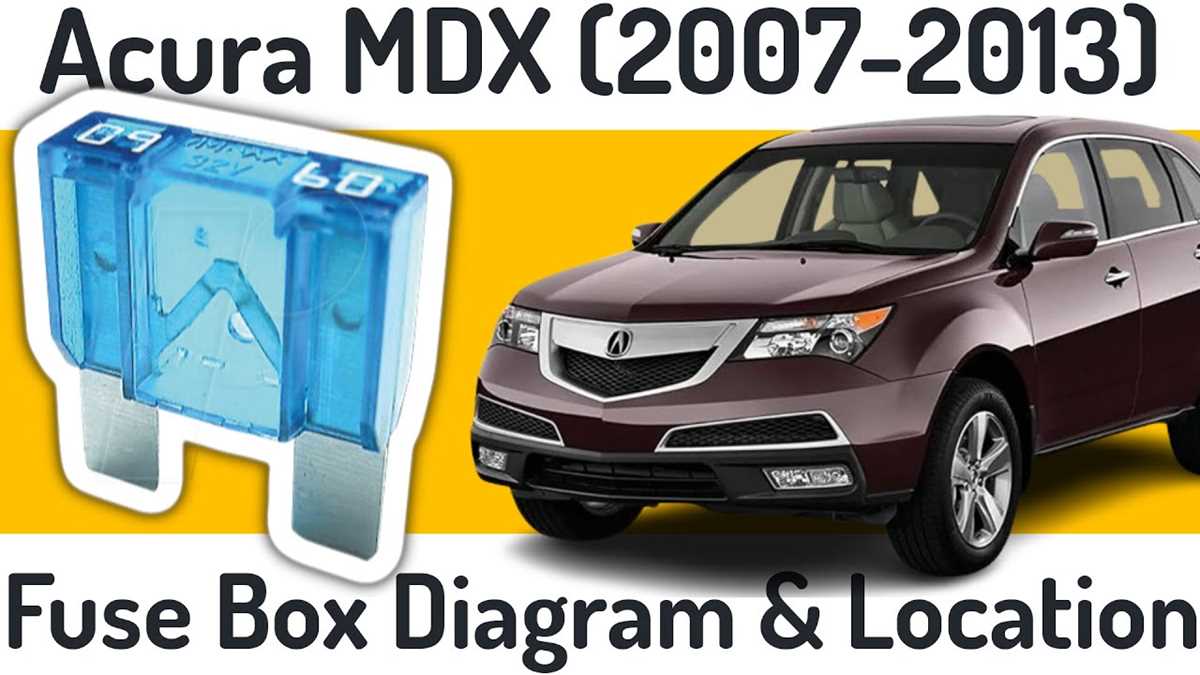 2012 acura mdx fuse box diagram