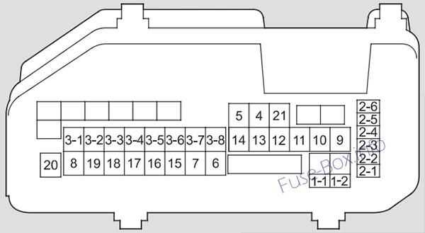2012 acura mdx fuse box diagram
