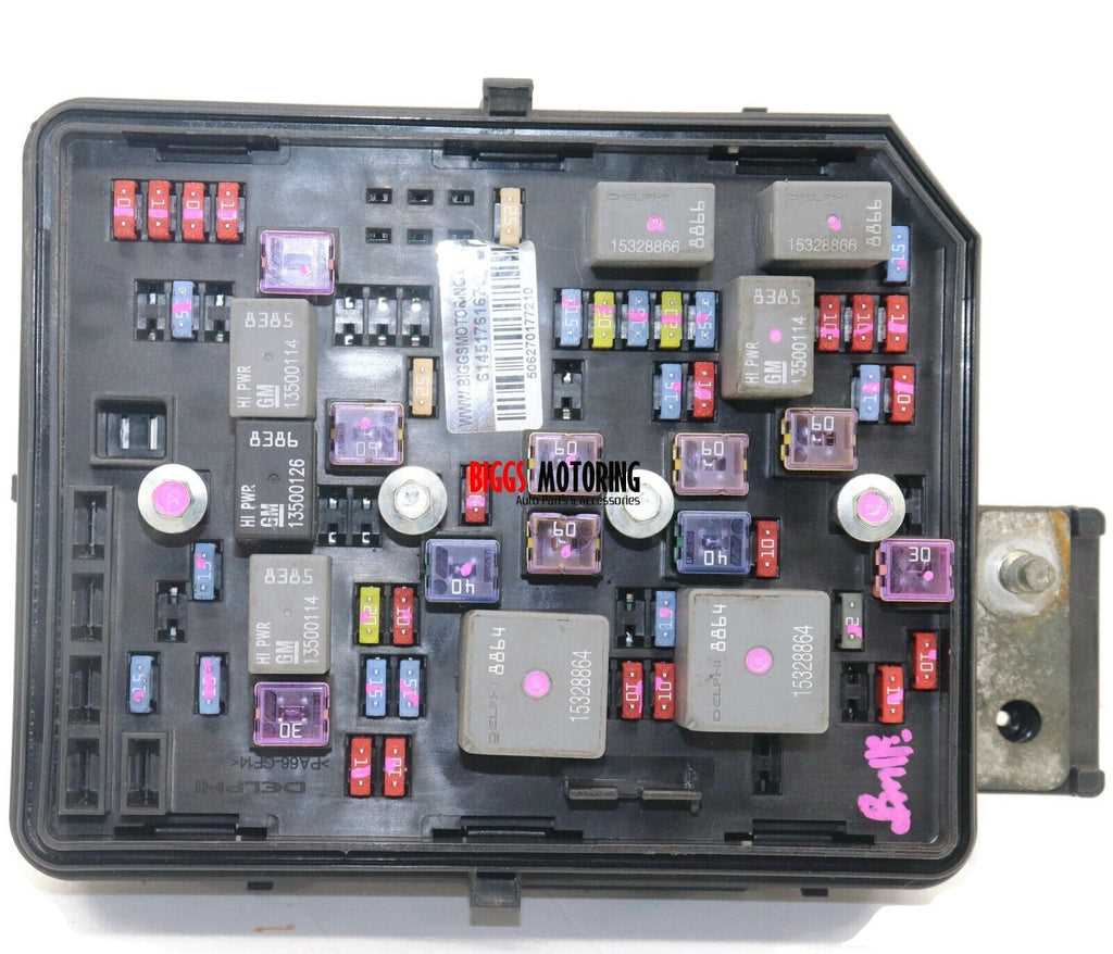 2012 chevy impala fuse diagram