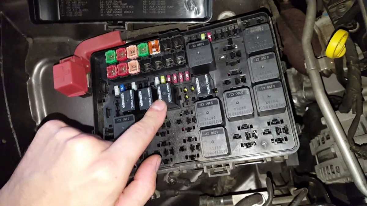 2012 dodge charger fuse box diagram