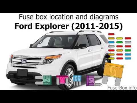 2012 ford explorer fuse diagram