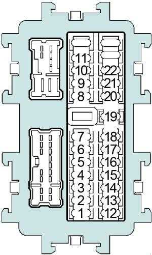 2012 nissan sentra fuse box diagram