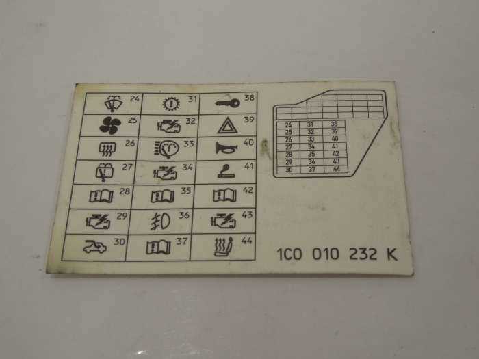 2012 vw beetle interior fuse box diagram