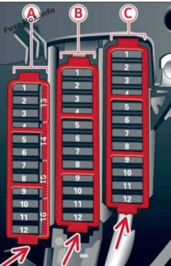 2012 audi a5 fuse box diagram