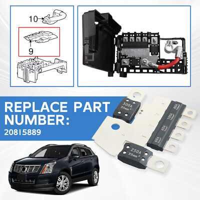 2012 cadillac srx fuse box diagram