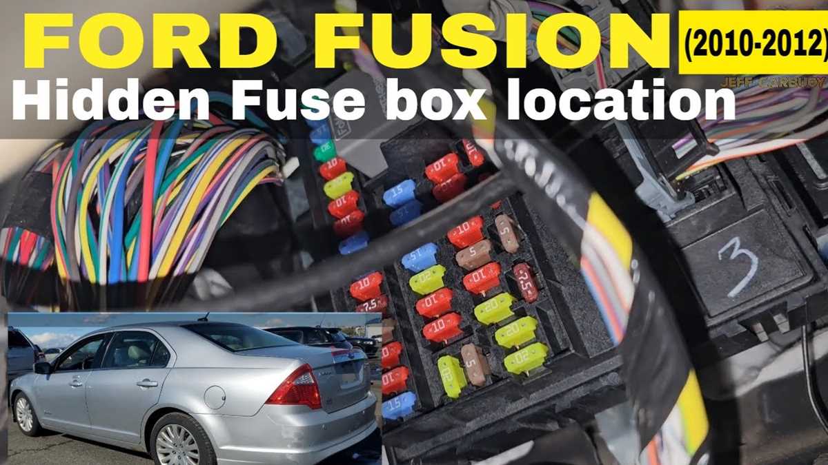 2012 ford fusion fuse box diagram
