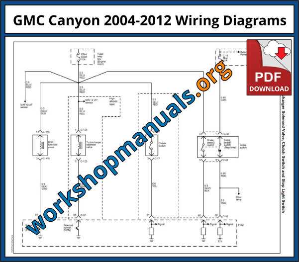 2012 gmc canyon fuse box diagram