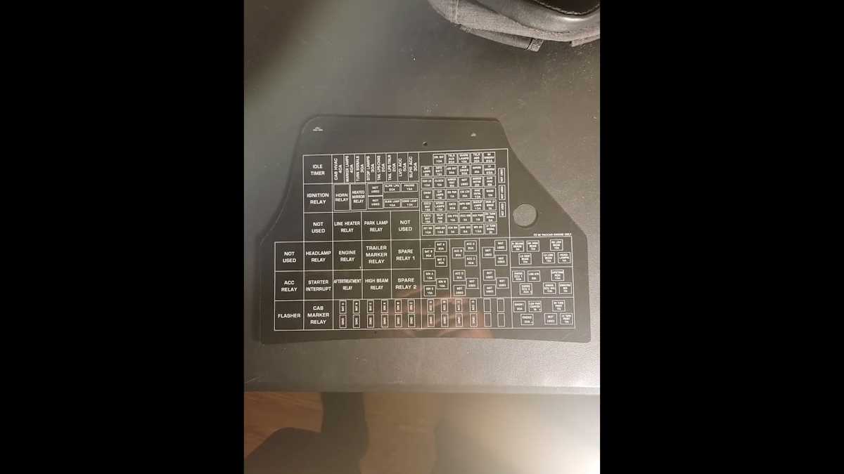 2012 kenworth t700 fuse panel diagram