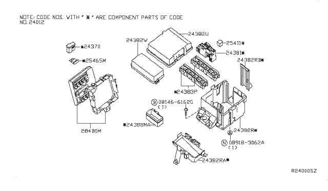 2012 nissan frontier fuse diagram