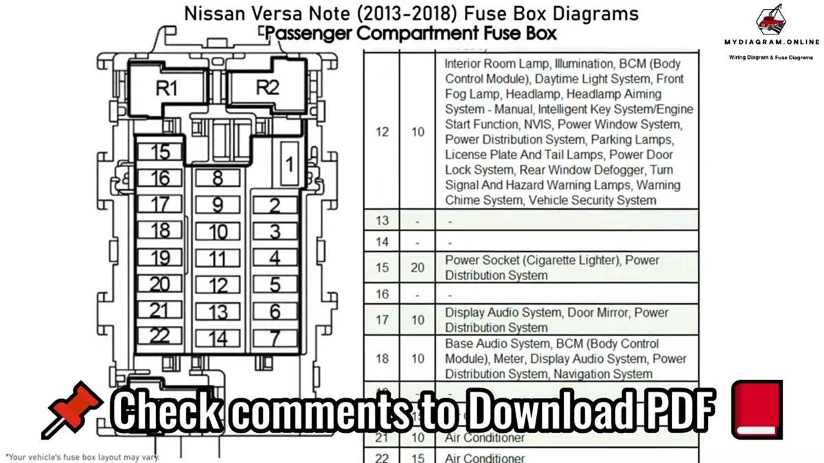 2012 nissan versa hatchback fuse box diagram