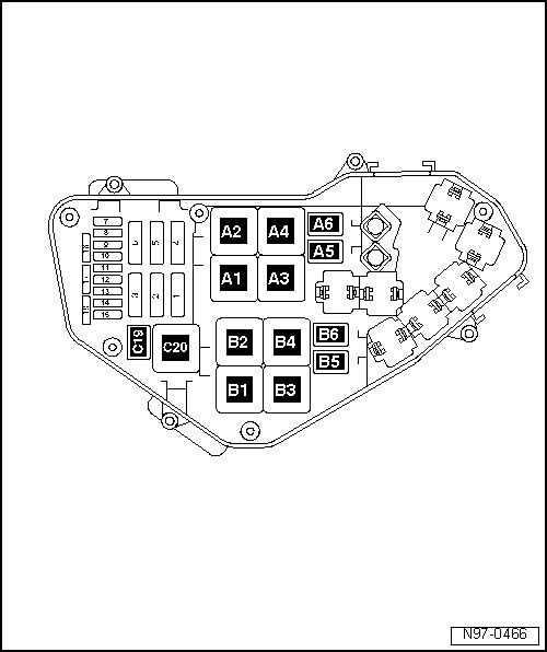 2012 touareg fuse box diagram