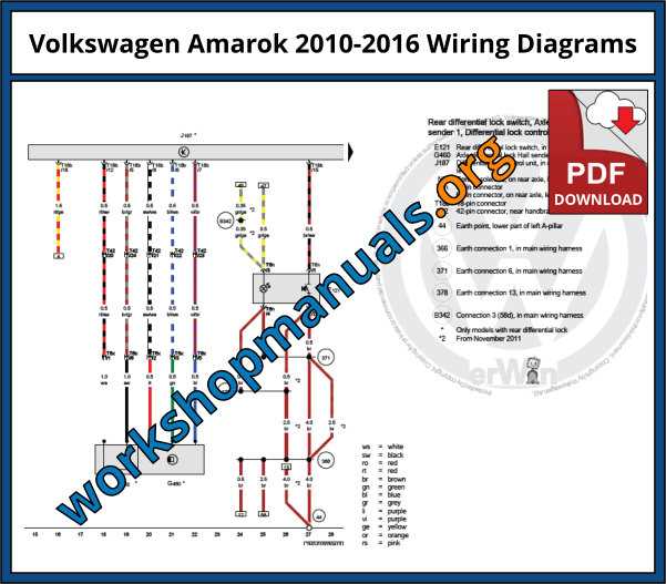 2012 vw amarok fuse box diagram