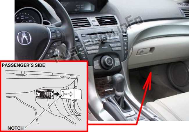 2013 acura tl fuse box diagram