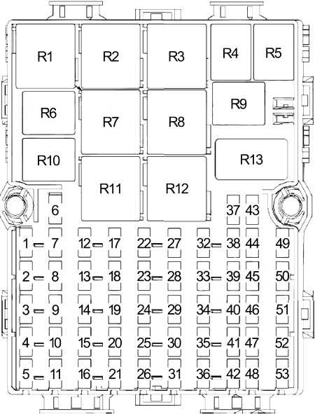 2013 ford fuse box diagram