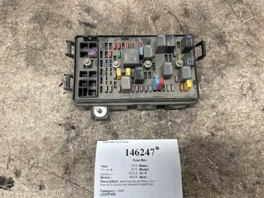2013 mack fuse box diagram