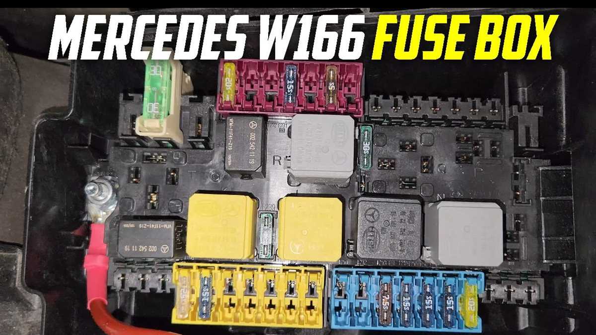 2013 mercedes ml350 fuse diagram