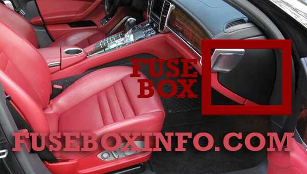 2013 porsche panamera fuse box diagram