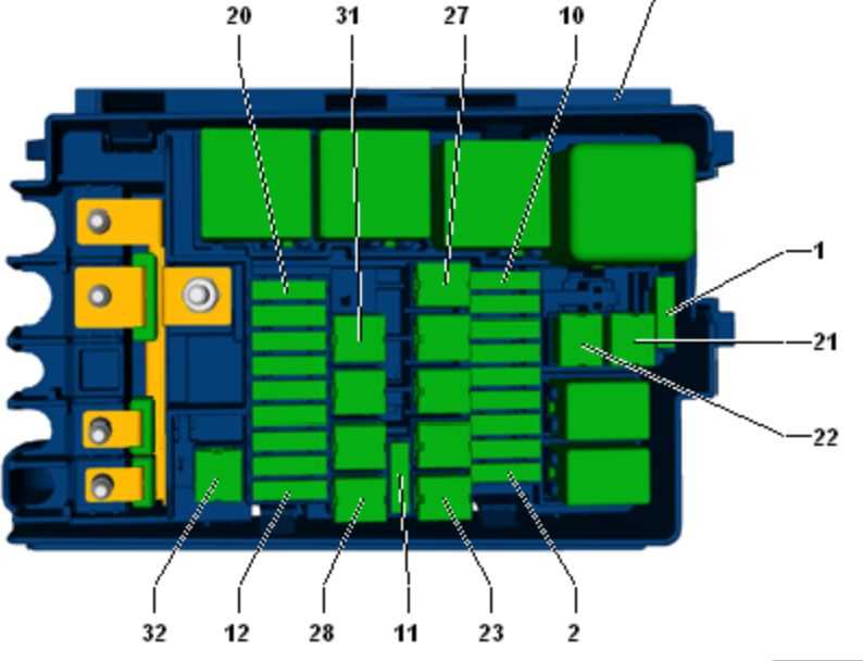 2013 vw passat fuse box diagram