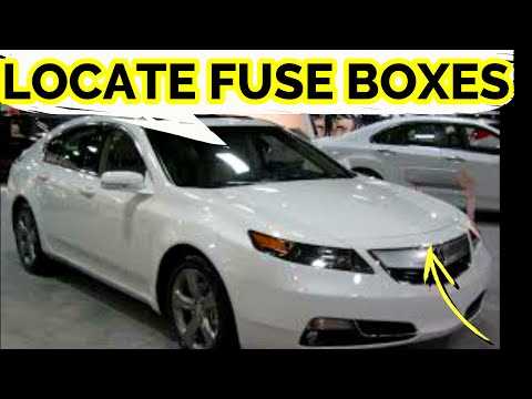 2013 acura tl fuse box diagram