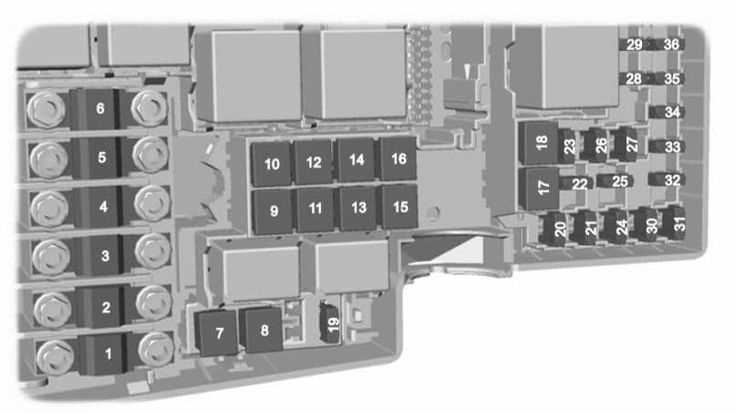 2013 ford escape fuse box location diagram