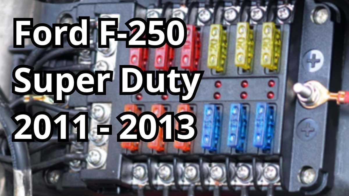 2013 ford f250 fuse diagram