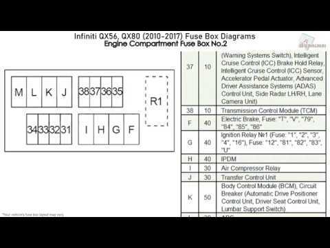 2013 infiniti qx56 fuse box diagram