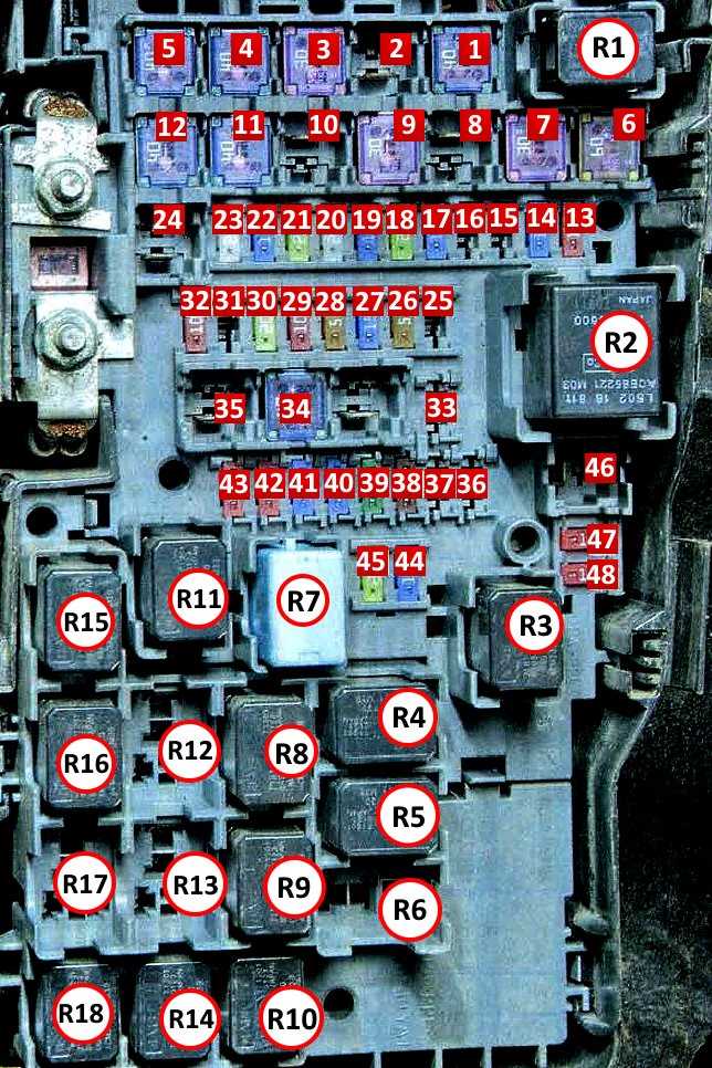 2013 mazda 6 fuse box diagram