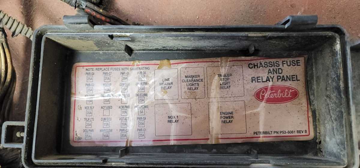 2013 peterbilt 386 fuse box diagram