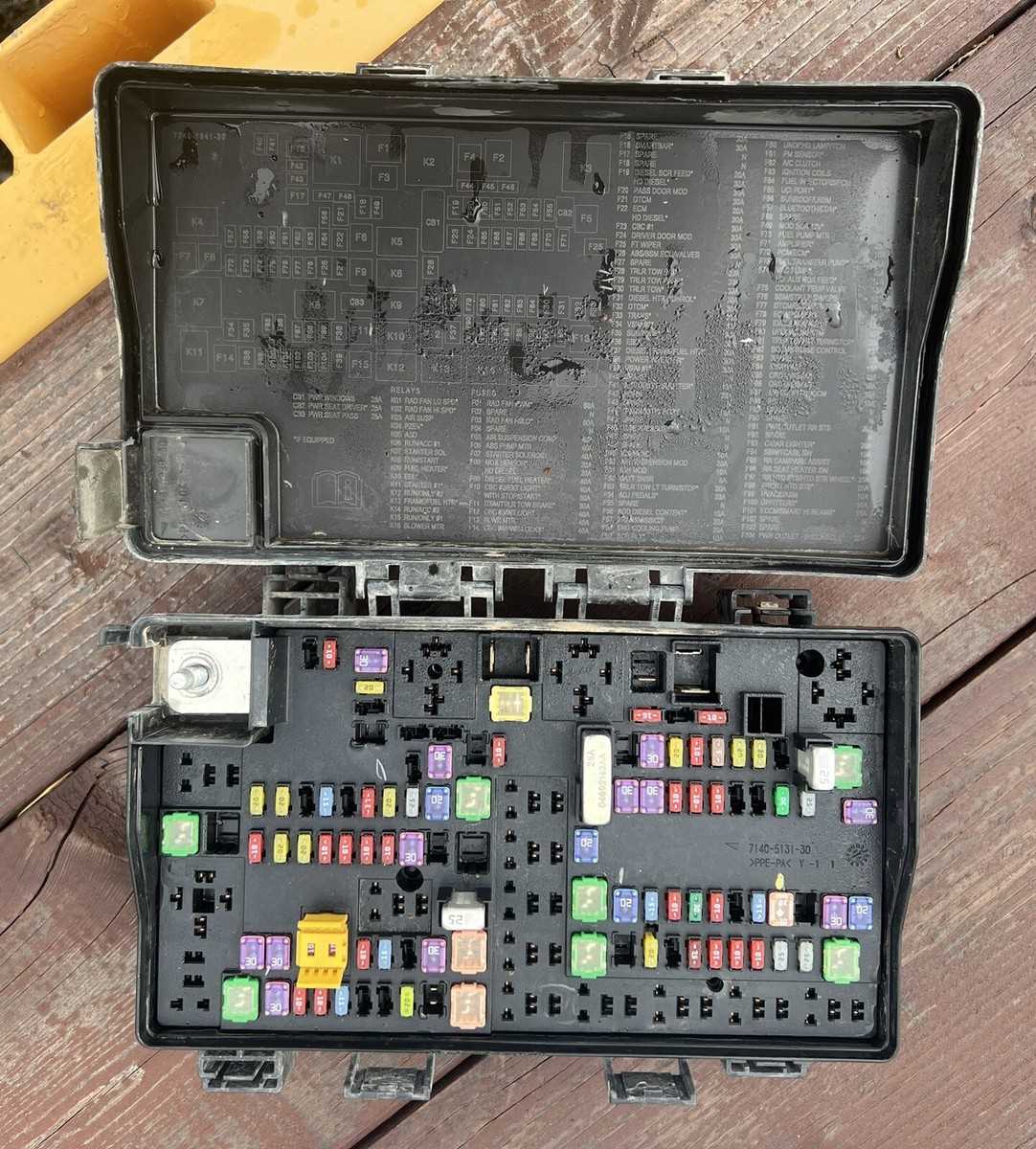 2013 ram 3500 fuse box diagram