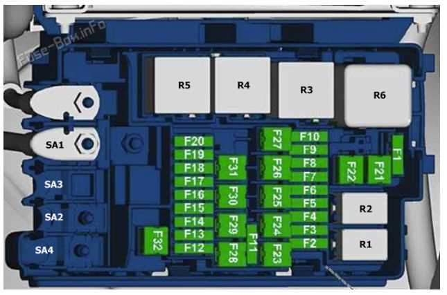 2013 vw beetle fuse diagram