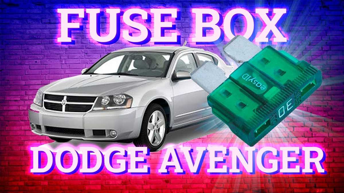 2014 dodge avenger fuse box diagram