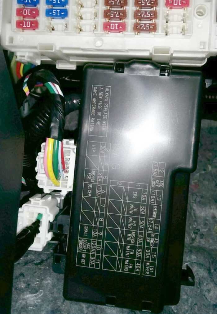 2014 honda fit fuse box diagram