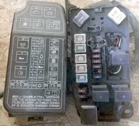 2014 mitsubishi mirage fuse box diagram