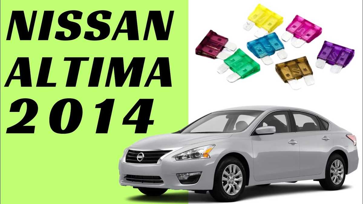 2014 nissan altima fuse diagram
